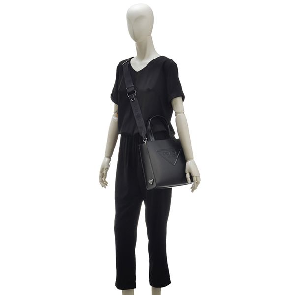 プラダ トートバッグ 偽物 トライアングル ショッピングバッグ 1BG382NRM